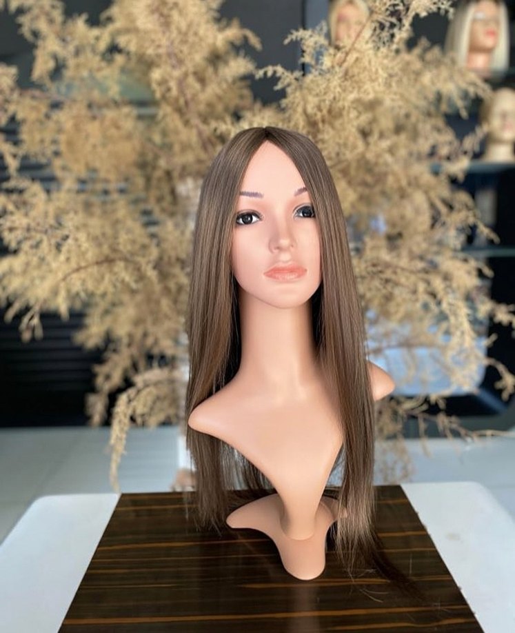 70 cm 150 gram baby taban gercek saç tepelik - Görsel 3