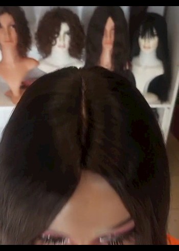 doğal türk saçı baby taban gerçek saç peruk - Görsel 2