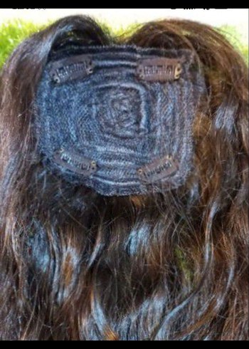 dalgalı gerçek saç tepelik - Görsel 5