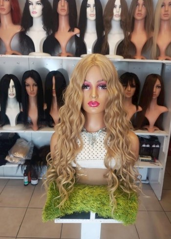 70 cm 300 gram baby taban gerçek saç peruk - Görsel 5