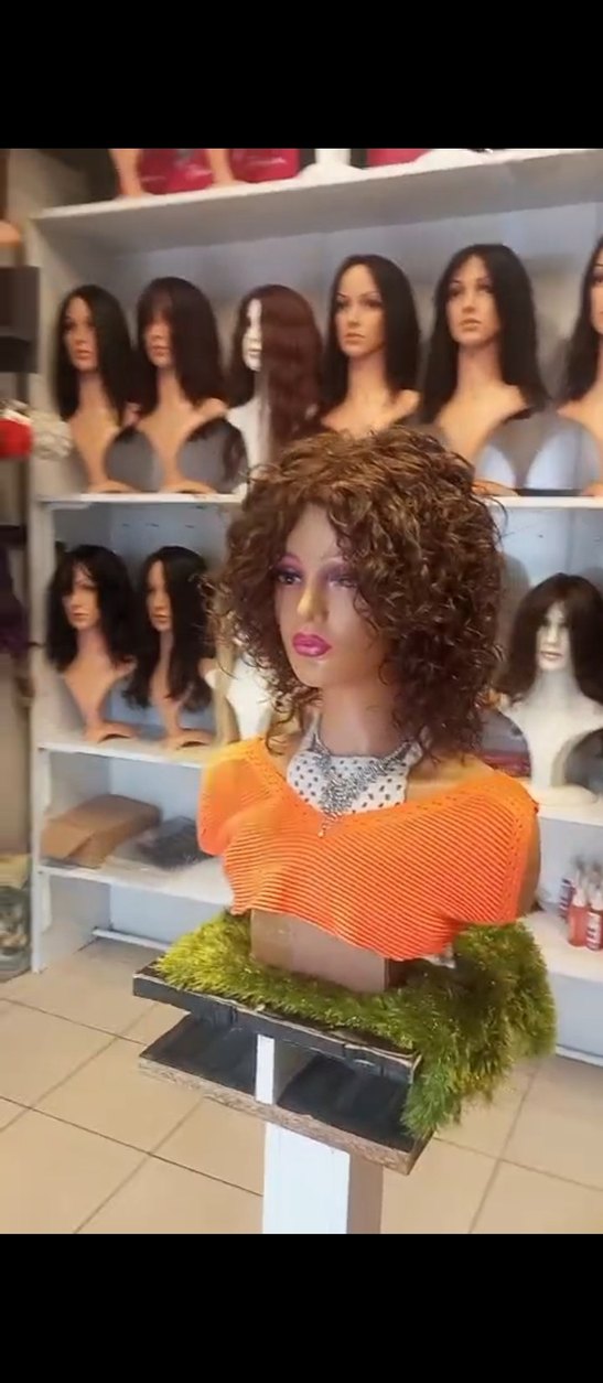 doğal kahve türk saçı gerçek saç peruk - Görsel 3