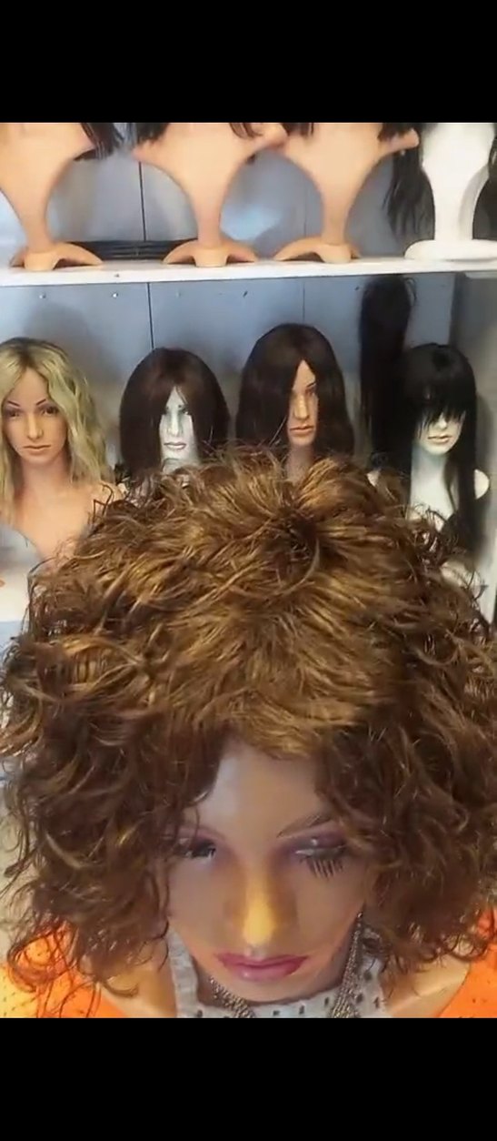 doğal kahve türk saçı gerçek saç peruk - Görsel 2