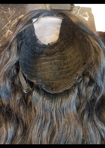 70 cm baby taban gerçek saç peruk - Görsel 7