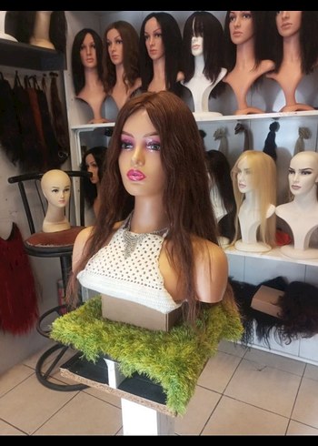 70 cm 250 gram baby taban gerçek saç peruk - Görsel 4