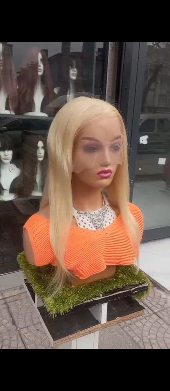 65 cm 200 gram kulaktan kulağa tül peruk - Görsel 4