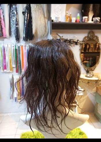 kahve tepelik gercek saç - Görsel 2