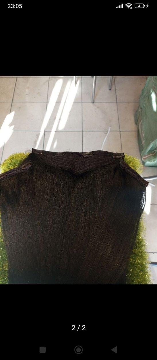 70 cm 160 gram siyah 1 yarım ay 2 yan - Görsel 2