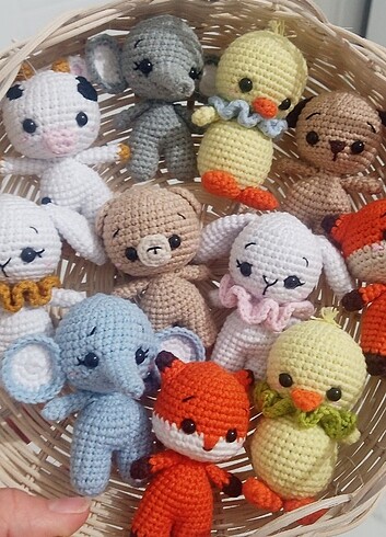  Amigurumi anahtarlık 
