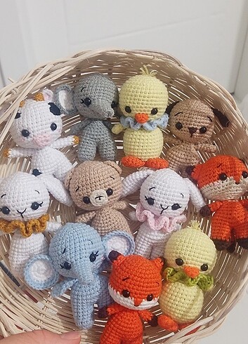  Beden Amigurumi anahtarlık 