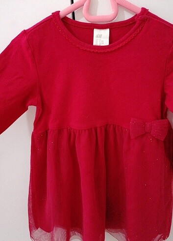 9-12 Ay Beden H&M kız bebek elbise