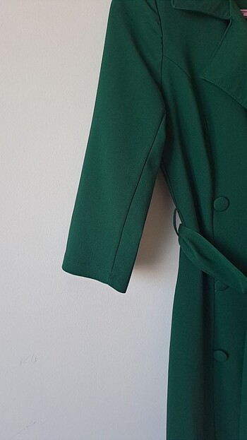 s Beden yeşil Renk Ceket elbise