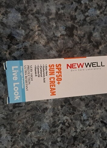 New well güneş kremi