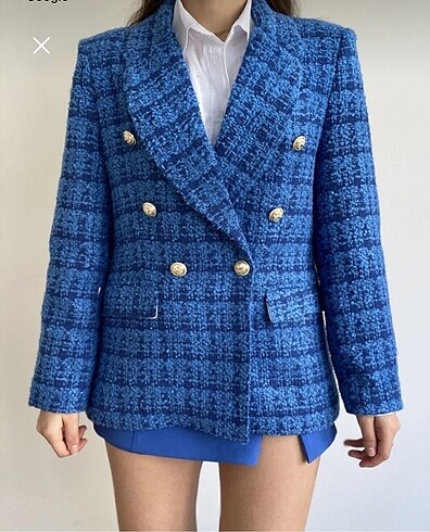 s Beden mavi Renk BLAZER CEKET