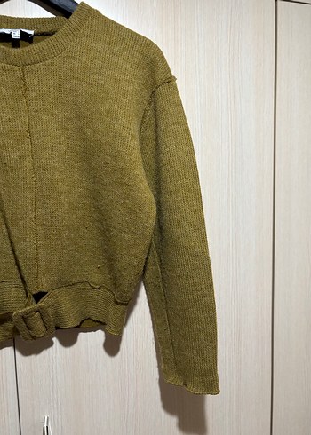 Twist, Kahverengi Örme Bisiklet Yaka kadın Kazak - Görsel 3