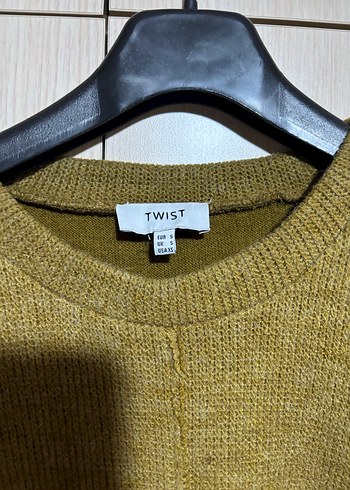 Twist, Kahverengi Örme Bisiklet Yaka kadın Kazak - Görsel 2