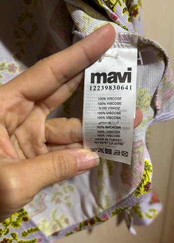 Bohem Desenli Düğmeli Kadın Gömlek - Görsel 7