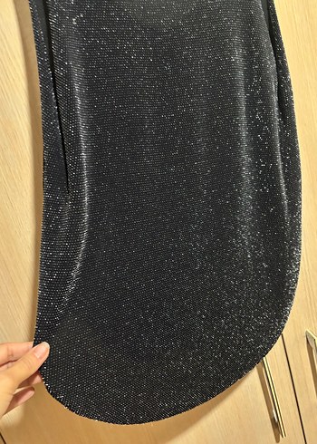 BSB marka, Siyah Payetli Mini Kadın Atlet - Görsel 4