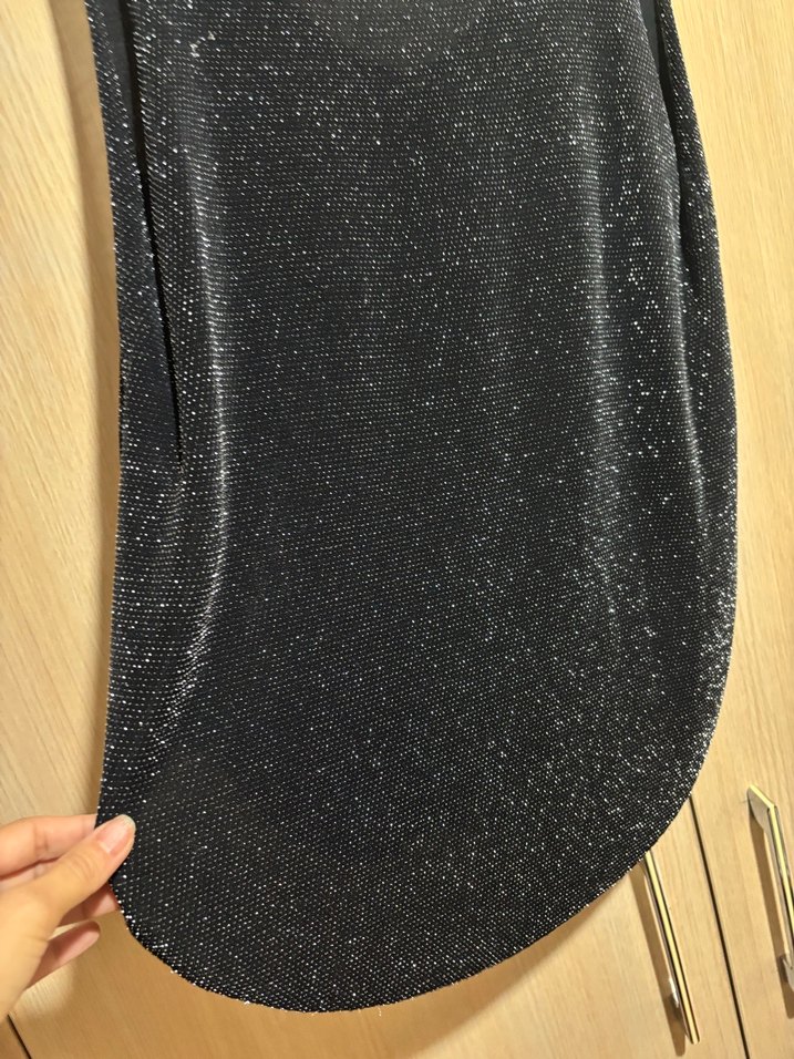 BSB marka, Siyah Payetli Mini Kadın Atlet - Görsel 4