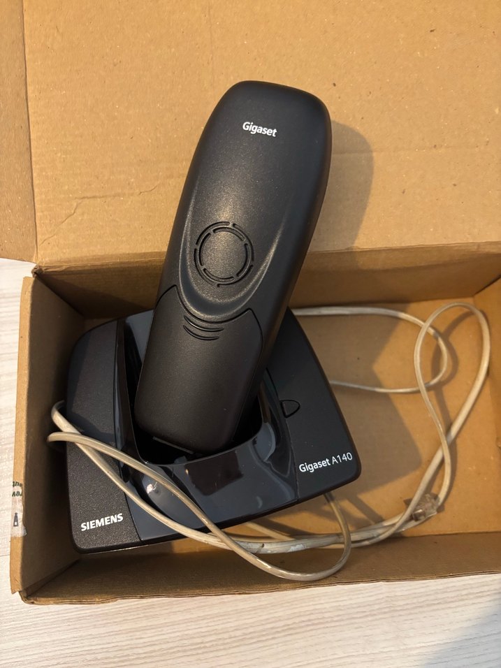 Siemens Gigaset A140 Kablolu siyah Telefon - Görsel 2