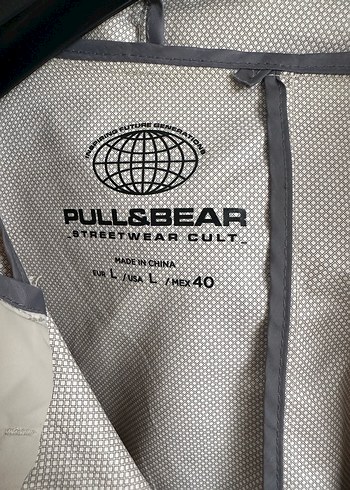 Erkek Bej Gri Kapüşonlu Rüzgarlık Mont - Görsel 2