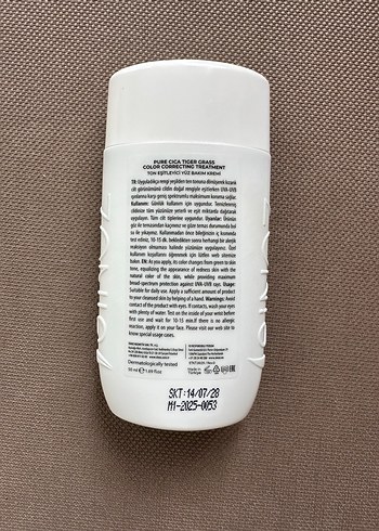 Sinoz Pure Cica Renk Düzeltici SPF50 Güneş Koruyucu - Görsel 2
