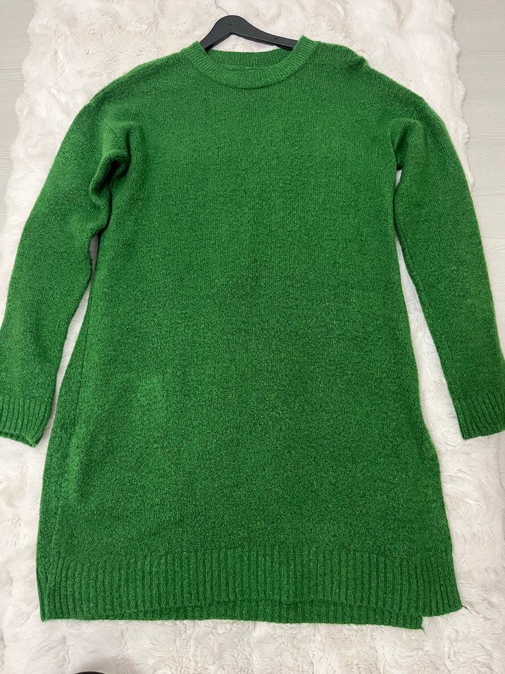 Yeşil Tesettür Kazak - Görsel 2