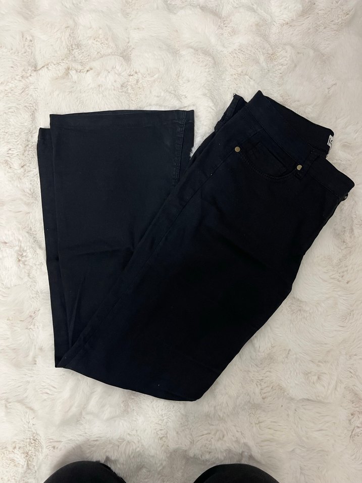 Siyah Regular Fit Kadın Kot Pantolon - Görsel 2