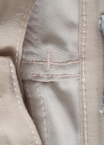 38 Beden Camel rengi geniş paça pantolon