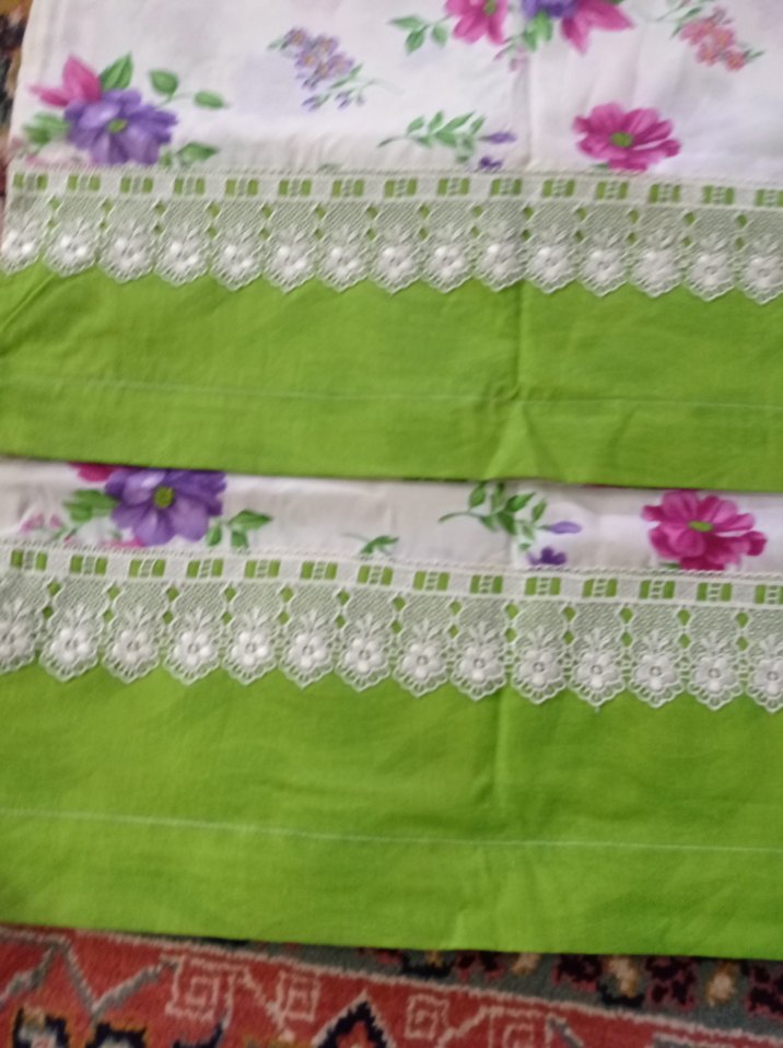 Çiçek Desenli Renkli Yastık Kılıfı - Görsel 2