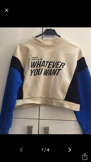 Crop sweatshirt