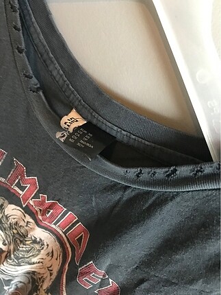 xs Beden H&m iron maiden tişört