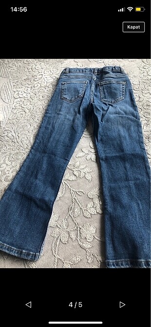 Zara yırtmaçlı jean