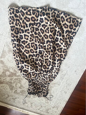 H&M leopar elbise