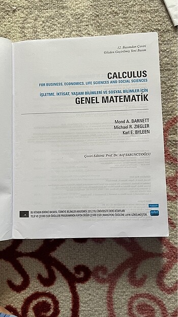 Calculus Genel Matematik