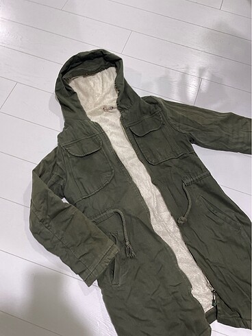 Haki renk parka - Görsel 2