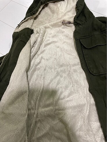 Haki renk parka - Görsel 3
