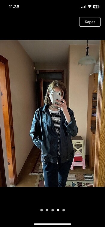 s Beden siyah Renk Siyah deri ceket