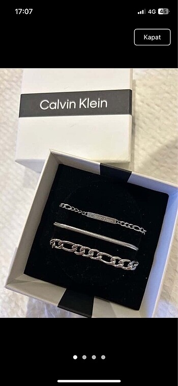 Calvin klein künye seti