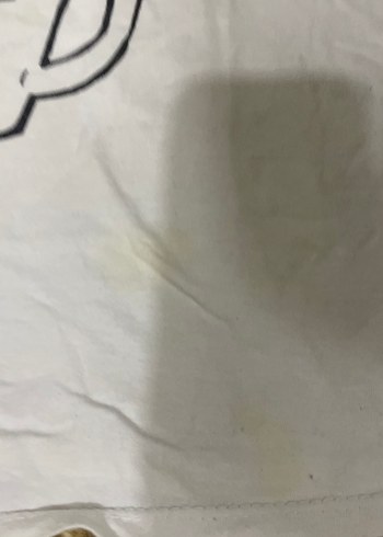 Baskılı Beyaz Hamile Tişörtü - Görsel 2