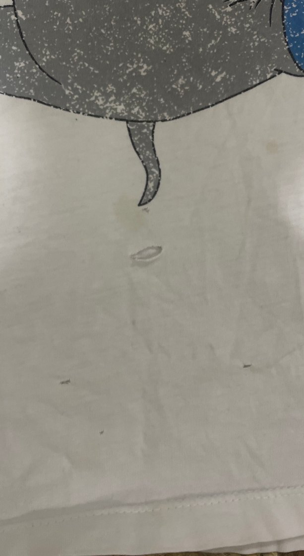 Beyaz Baskılı Hamile Tişörtü, Kısa Kollu, Rahat Kesim %70 pamuk - Görsel 3