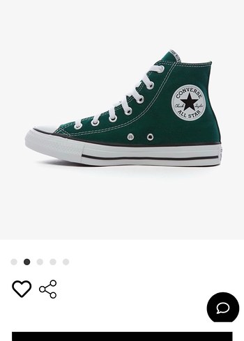 Converse Koyu Yesil Converse All Star Sneaker