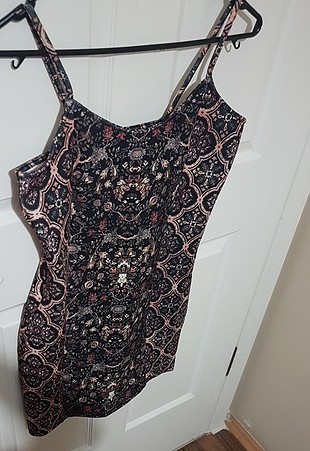Topshop etnik desenli elbise