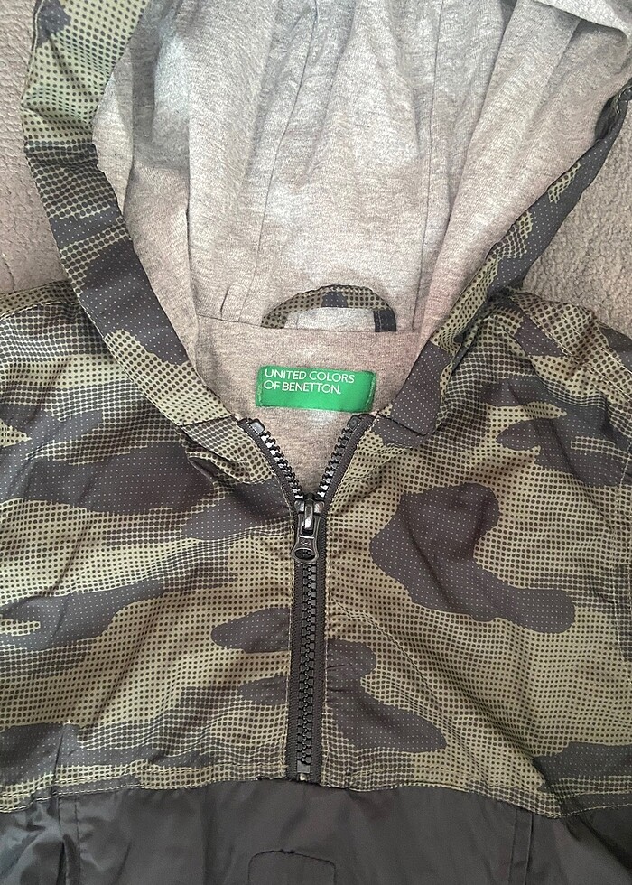 Benetton rüzgarlık - Görsel 5