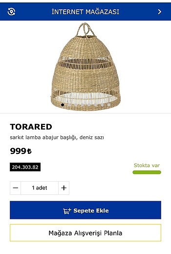 Ikea İkea sarkıt lamba
