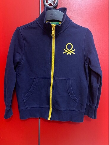 Benetton fermuarlı sweatshirt