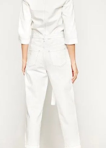 Pinko Beyaz Denim tulum - Görsel 3