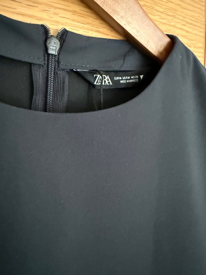 Zara kolsuz midi elbise - Görsel 3