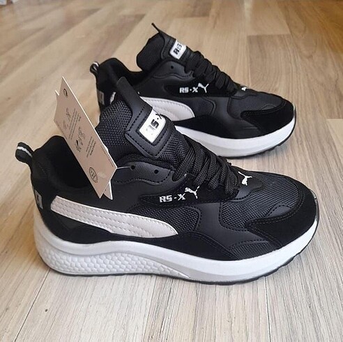 39 Beden siyah Renk Puma siyah spor ayakkabı