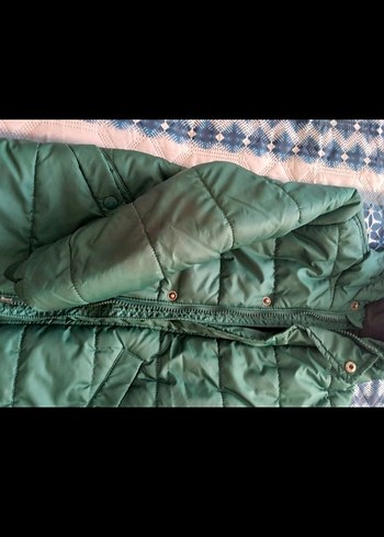 LC Waikiki Çocuk Uzun Yeşil Kışlık Mont