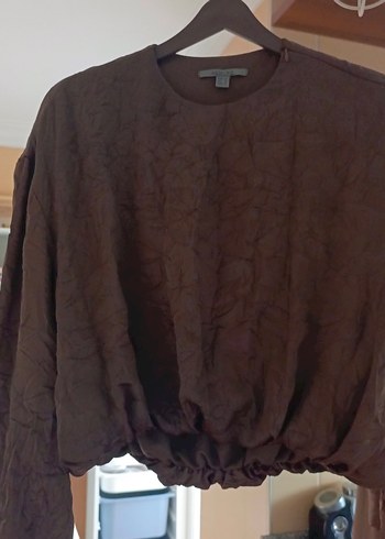 Kahverengi Drapeli Uzun Kadın takım - Görsel 2